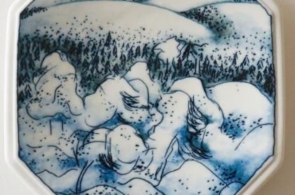 【別注品】ARABIA×FINNAIR ヘルヤ 陶板画(プレート) ARABIA - 【別注品】ARABIA×FINNAIR ヘルヤ 陶板画(プレート)の