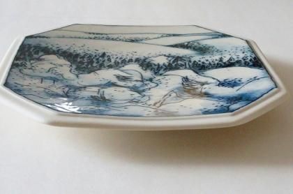 アラビア×フィンエアー ヘルヤ陶板 WINTER KAAMOS- 北欧雑貨