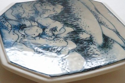 アラビア×フィンエアー ヘルヤ陶板 WINTER KAAMOS- 北欧雑貨、北欧