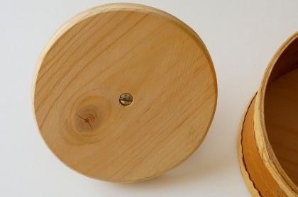 北欧ヴィンテージ白樺細工柄の大きなティン缶（パンケース）レターケースにも♪ 北欧 白樺の蓋付きキャニスター（ヴィンテージ）-北欧雑貨、北欧