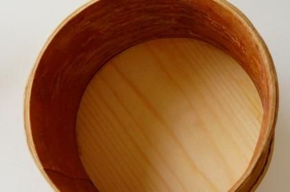 北欧 白樺の蓋付きキャニスター（ヴィンテージ）-北欧雑貨、北欧