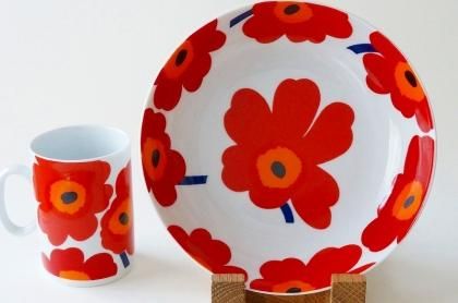 廃盤marimekko(マリメッコ)UNIKKO(ウニッコ)マグカップ＆ボウル/食器