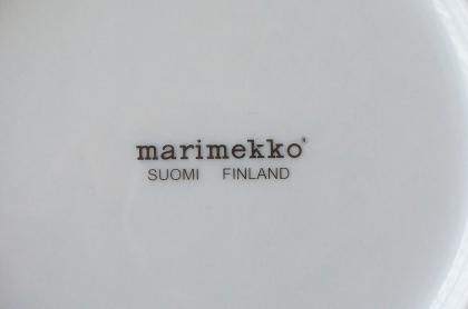 Marimekkoマリメッコ廃盤柄Rusakkoうさぎ柄限定トレイ深皿未使用レア マリメッコ（marimekko） Rusakko ルサッコ／茶色のウサギ プレート