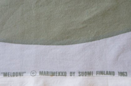 マリメッコのヴィンテージファブリック メローニ - 北欧雑貨、北欧