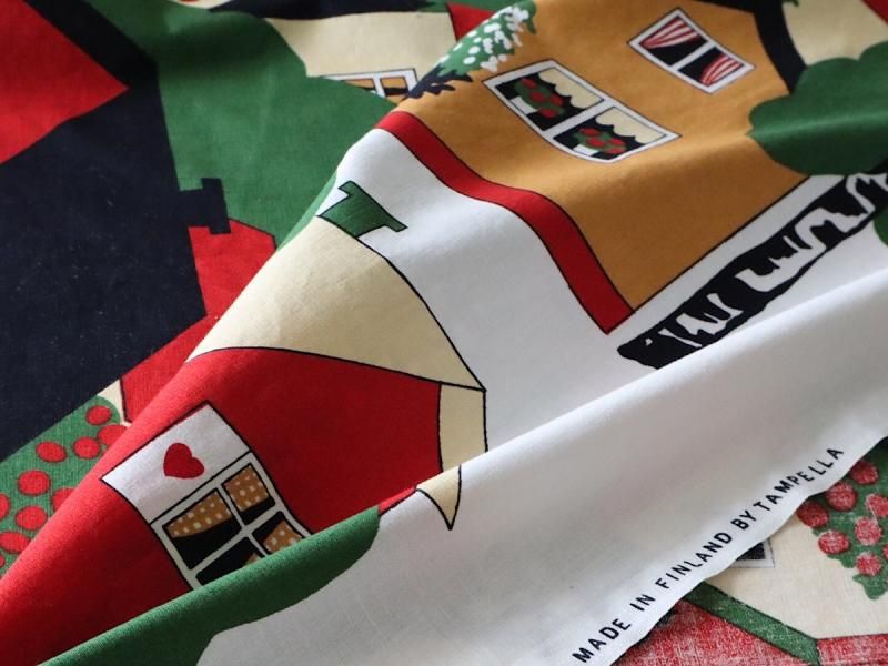 Tampella（タンペラ）ヴィンテージファブリック タロ 144×90cm- 北欧