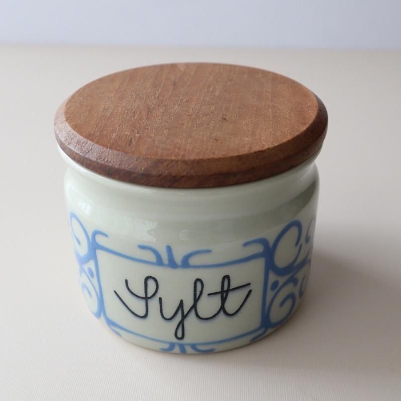 Rorstrand ロールストランド 木蓋付き キャニスター - 北欧雑貨