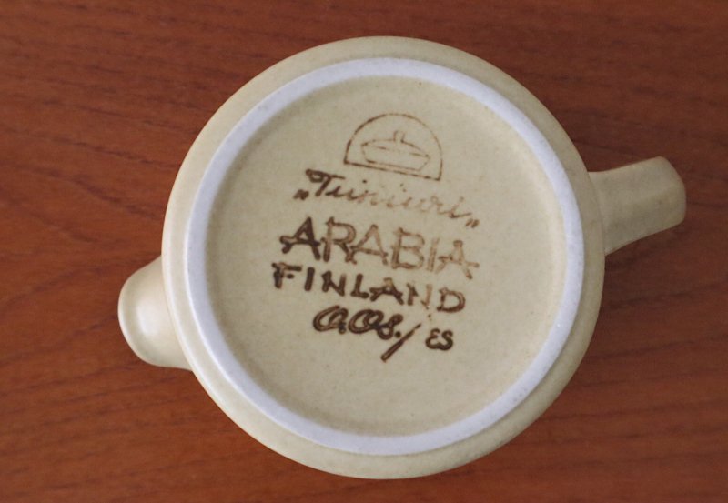 ARABIA（アラビア）Tunturi（トゥントゥリ）クリーマー＆シュガー 