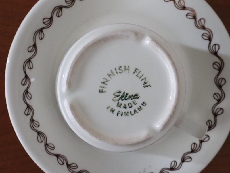Arabia Faenza コーヒーカップ&ソーサー Inkeri Seppala Finland