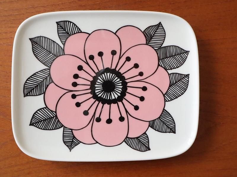 廃盤）marimekko（マリメッコ）スクエアプレート KESTIT