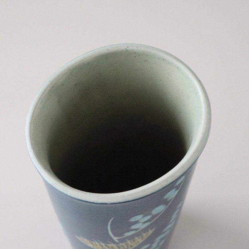 北欧デンマーク SOHOLM(スーホルム)陶器の花瓶- 北欧雑貨、北欧