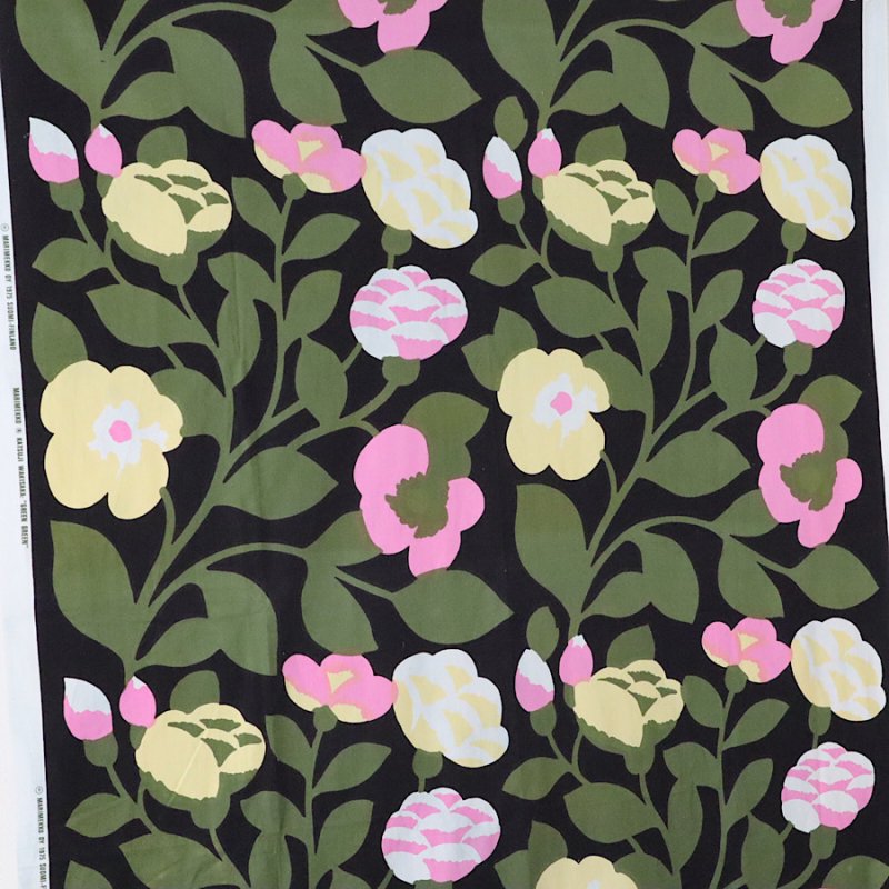 marimekko（マリメッコ）ヴィンテージファブリック green green 脇坂克二デザイン 135×250 -  北欧雑貨、北欧インテリア・キッチン雑貨のお店｜suosikki 北欧雑貨店 スオシッキ