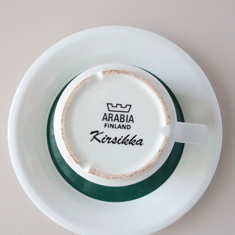 ARABIA アラビア Kirsikka キルシッカ コーヒーカップ＆ソーサー