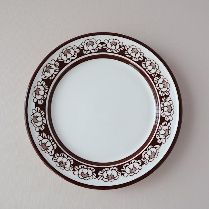 ARABIA KATRILLI スーププレート アラビア　ヴィンテージ　皿　花柄 ARABIA アラビア Katrilli カトリーリ プレート17cm -北欧雑貨