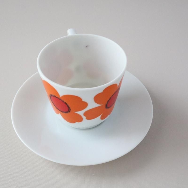 北欧ヴィンテージ食器】スウェーデン製 コーヒーカップ&ソーサー
