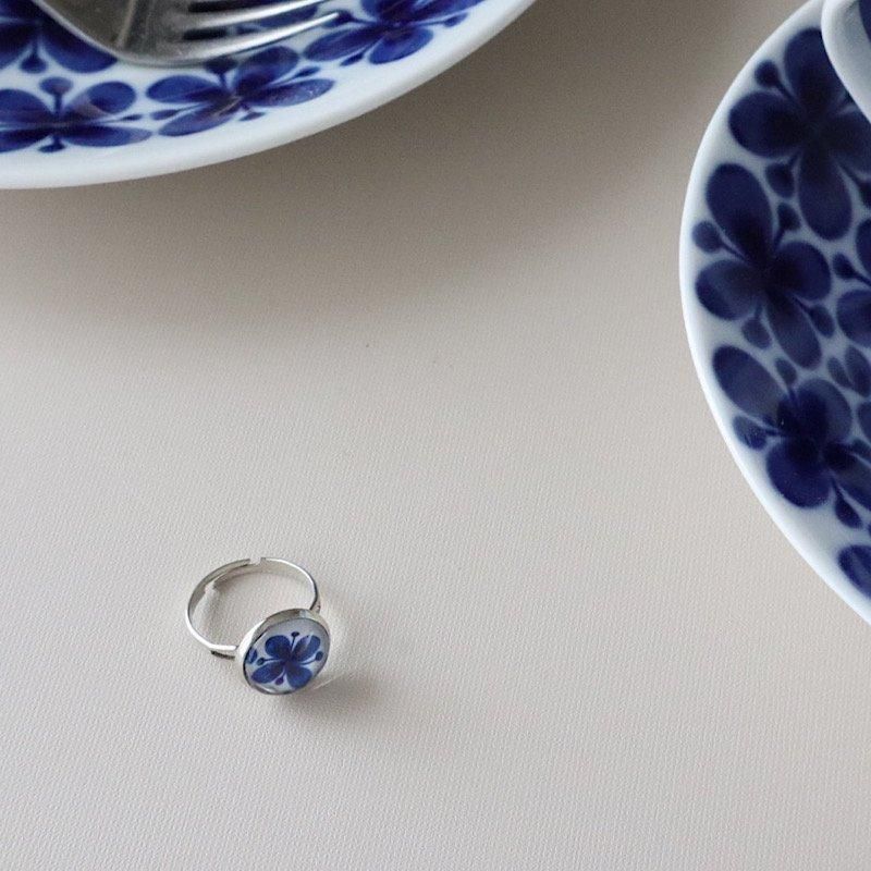 指輪/アクセサリー】ロールストランド モナミ柄 リング(指輪) - 北欧