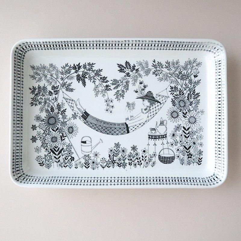 【レア】 エミリア EMILIA アラビア ARABIA プレート 北欧 ARABIA（アラビア）Emilia（エミリア）サービングプレート 北欧食器