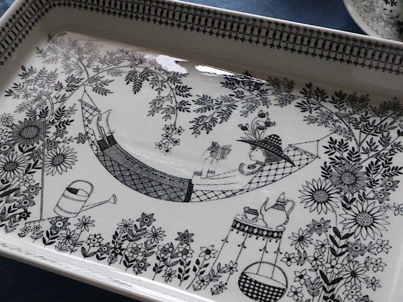 ARABIA（アラビア）Emilia（エミリア）サービングプレート 北欧食器