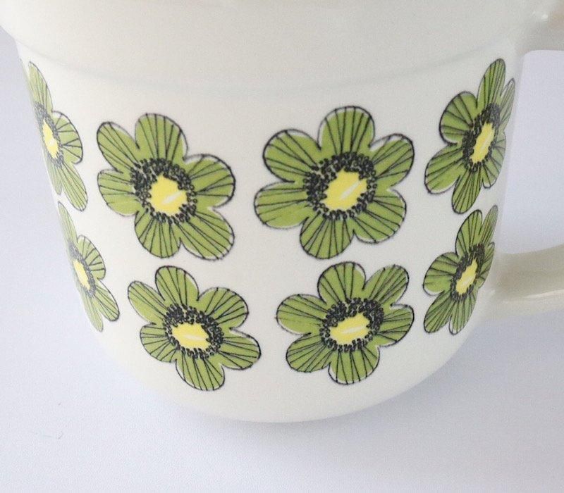 アラビア　プリマヴェーラ　角深皿 超稀少】ARABIA(アラビア) Primavera(プリマヴェーラ) 角皿