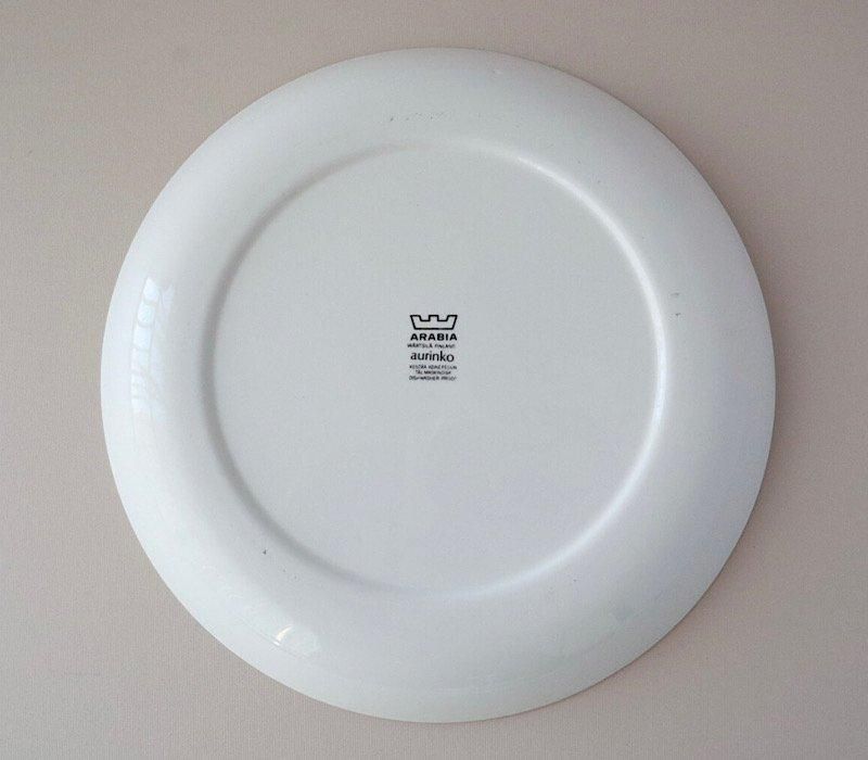 ARABIA アラビア aurinko アウリンコ プレート(26cm)ブルー -北欧雑貨