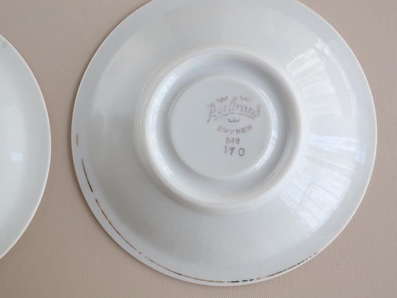 Rorstrand ロールストランド ボタニカル柄 デミタスカップ＆ソーサー