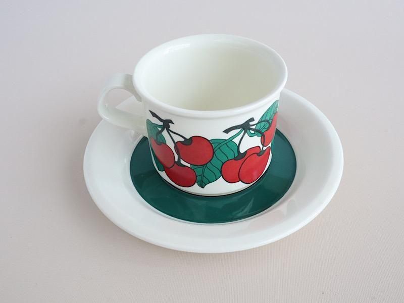 ARABIA アラビア Kirsikka キルシッカ コーヒーカップ＆ソーサー