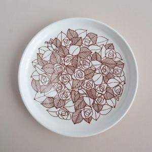 GUSTAVSBERG グスタフスベリ Rosenfalt（ローゼンフェルト）プレート18cm