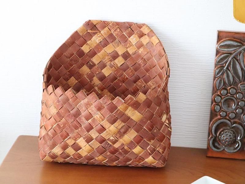 北欧ビンテージ　白樺かご3点セット 北欧 白樺 かご | ヴィンテージ - 北欧雑貨、北欧インテリア