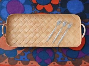 ヴィンテージ】北欧 木のかご/バスケット | 焚き木かご - 北欧