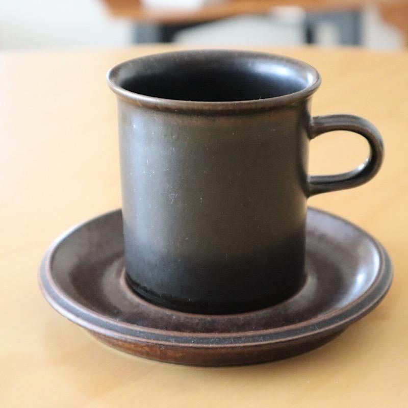ARABIA アラビア Ruska ルスカ コーヒーカップ&ソーサー 北欧食器