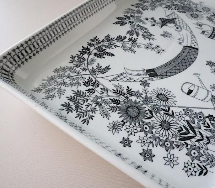 ARABIA（アラビア）Emilia（エミリア）サービングプレート 北欧