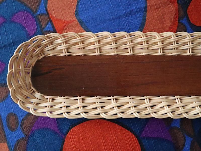 北欧雑貨 ヴィンテージのチーク かご/トレイ - 北欧雑貨、北欧