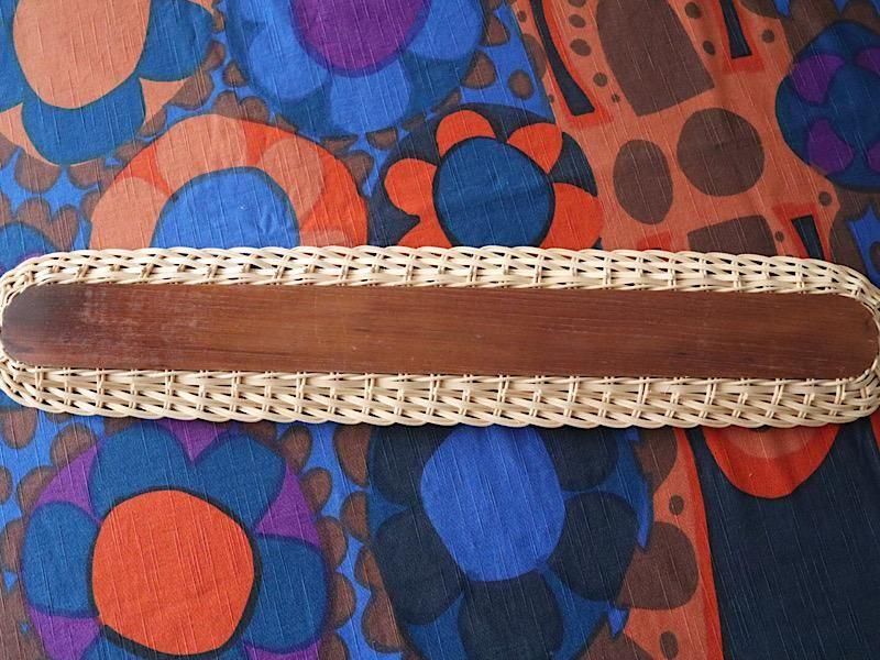 北欧雑貨 ヴィンテージのチーク かご/トレイ - 北欧雑貨、北欧