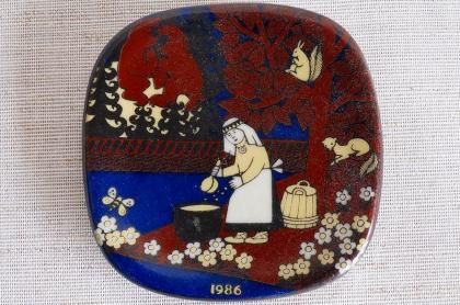 ARABIA/アラビア カレワラ 1986年 ファクトリービジットミニプレート ARABIA/アラビア カレワラ 1986年 ファクトリービジットミニ