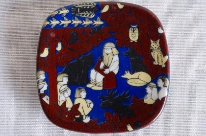 ARABIA アラビア Kalevala カレワラ FACTORY記念プレート 年号