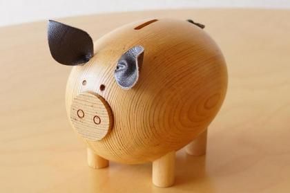 aarikka アーリッカ 豚の貯金箱 - 北欧雑貨、北欧インテリア