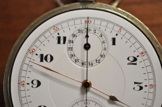 スイス製 クロノグラフ 機械式 手巻き - 懐中時計・アンティーク腕時計