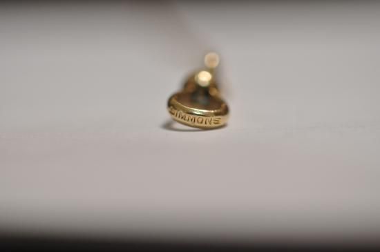 チェーン 鎖 金張り SIMMONS 35cm 懐中時計に - 懐中時計
