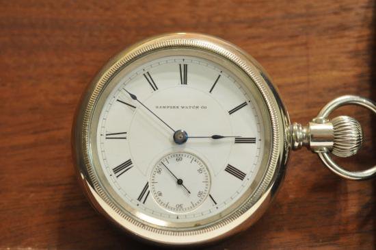 Hampden ハンプデン Grade:2 機械式 - 懐中時計・アンティーク腕時計の 