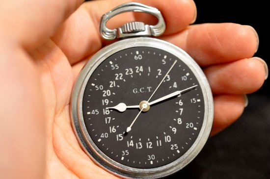 2086]【国内OH済】Hamilton ハミルトン 軍用時計 懐中時計 ミリタリー 