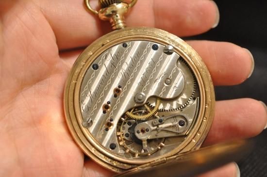 2121 オールドハワード 8 Howard 金張りハンターケース 犬刻印 16年 アンティーク懐中時計の販売買取専門店 古響堂 2121 オールドハワード 8 Howard 金張りハンターケース 犬刻印 16年 アンティーク懐中時計の販売買取専門店 古響堂