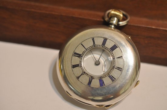 ヴィンテージ　懐中時計　ナポレオンケース時計