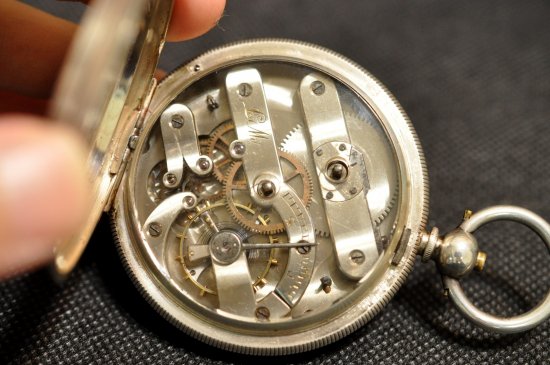 ブランド: アールシュミット ワーゲン商会 商館時計 銀無垢ハンター 