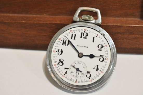[2536]【国内OH済】Hamilton ハミルトン 992B 軍用懐中時計 ...