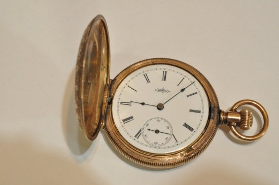 [2796] Elgin エルジン 豪華ハンターケース 42mm 1896年 懐中時計 - アンティーク懐中時計の販売買取専門店 古響堂