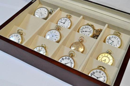 懐中時計 コレクションボックス 箱 木製 保管箱 Box 新品 - 懐中時計
