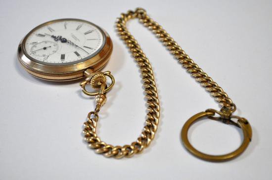 1870年スイス ドラゴン・ヘッド 懐中時計鎖チェーン rゴールド ...