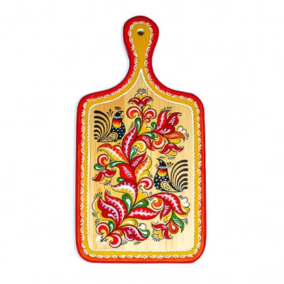 アルハンゲリスク伝統柄飾り板 / ボーレツカヤ塗り