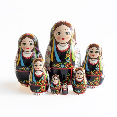 マトリョーシカ / ウクライナ民族衣装 / 7ピース