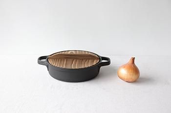 すき焼ぎょうざ兼用鍋 20cm - 鉄鍋 | 鉄器の及源鋳造株式会社