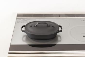 クックトップ オーバル L - 鉄鍋 | 鉄器の及源鋳造株式会社